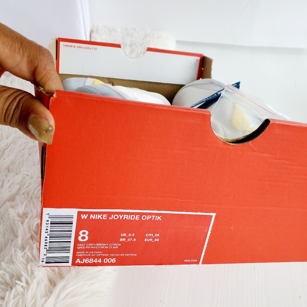 Nike Joyride Optic Sneakers Vast Gray Citron Topaz - Picture 15 of 16